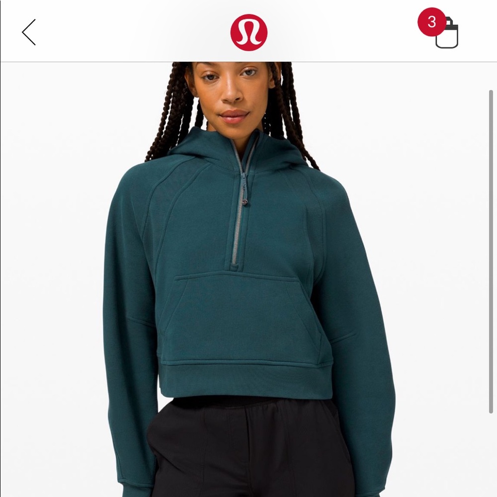 Lululemon Scuba 1/2 Zip
